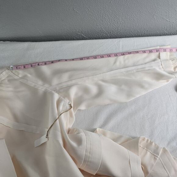 Maison Blanche Inside Out Oversized Jacket Blazer Cream Pink Sz 4 Men‎ M Women L - Picture 9 of 15